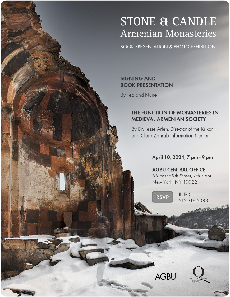 Stone & Candle: Armenian Monasteries - Book Presentation