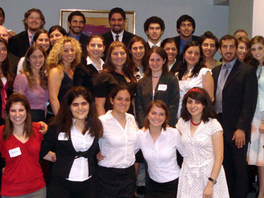 2006 NYSIP Interns with Supervisors at the Supervisor’s Rece