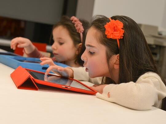 Kids on iPads