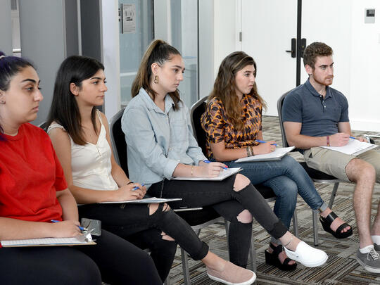 NYSIP Participants at a lecture