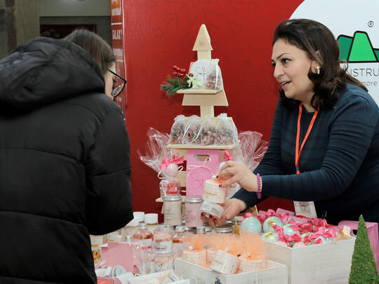 WE Women Participate in a big Christmas Market in Yerevan - 2021