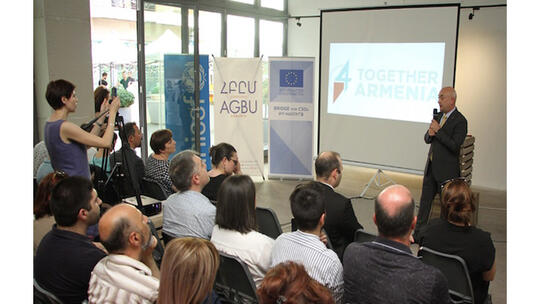 The Together4Armenia event in Yerevan, which revealed the up